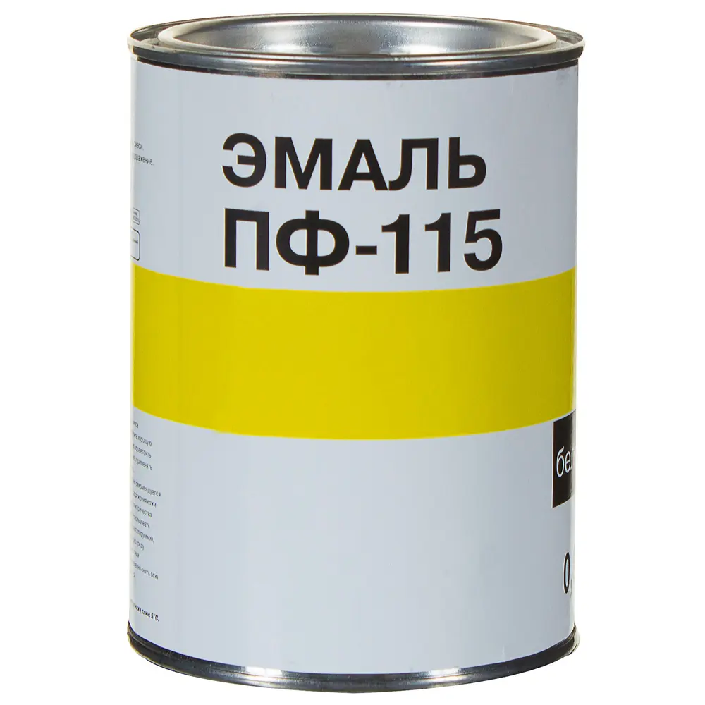 Эмаль ПФ-115 цвет белый 0.8 кг ЯРОСЛАВСКИЕ КРАСКИ STLM-2188217