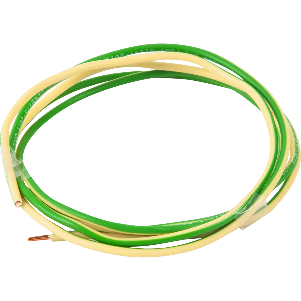 Кабель силовой ОРЕОЛ ПуВнг(А)-LS 2,5 мм² желто-зеленый для электромонтажа 83595380 STLM-1348927 - Вид №1