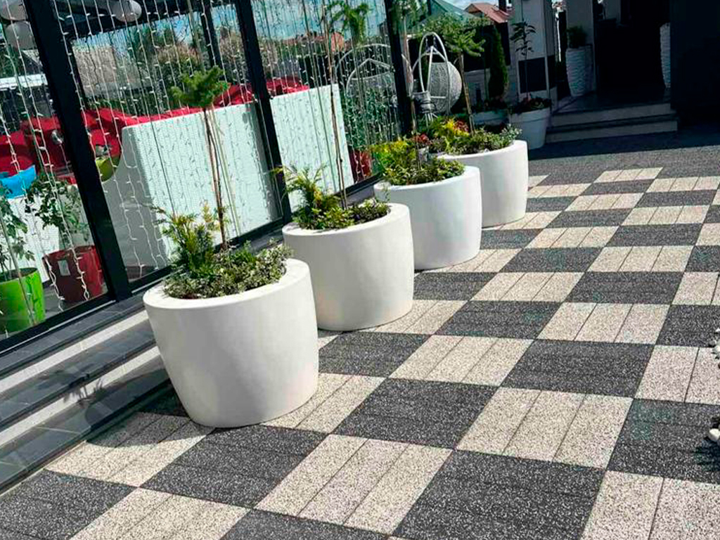 Кашпо коллекции "Дива" FD-04-72 80/80 ГеоПластБорд