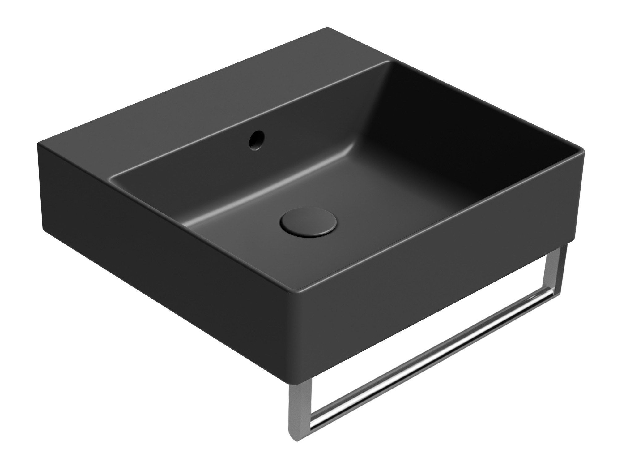 Прямоугольная керамическая раковина с переливом GSI ceramica Color Elements ARCH-00058837