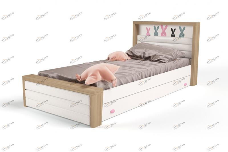 Кровать ABC-KING 190х120 №4MIX №4 (с мяг.изнож) 4631147961723