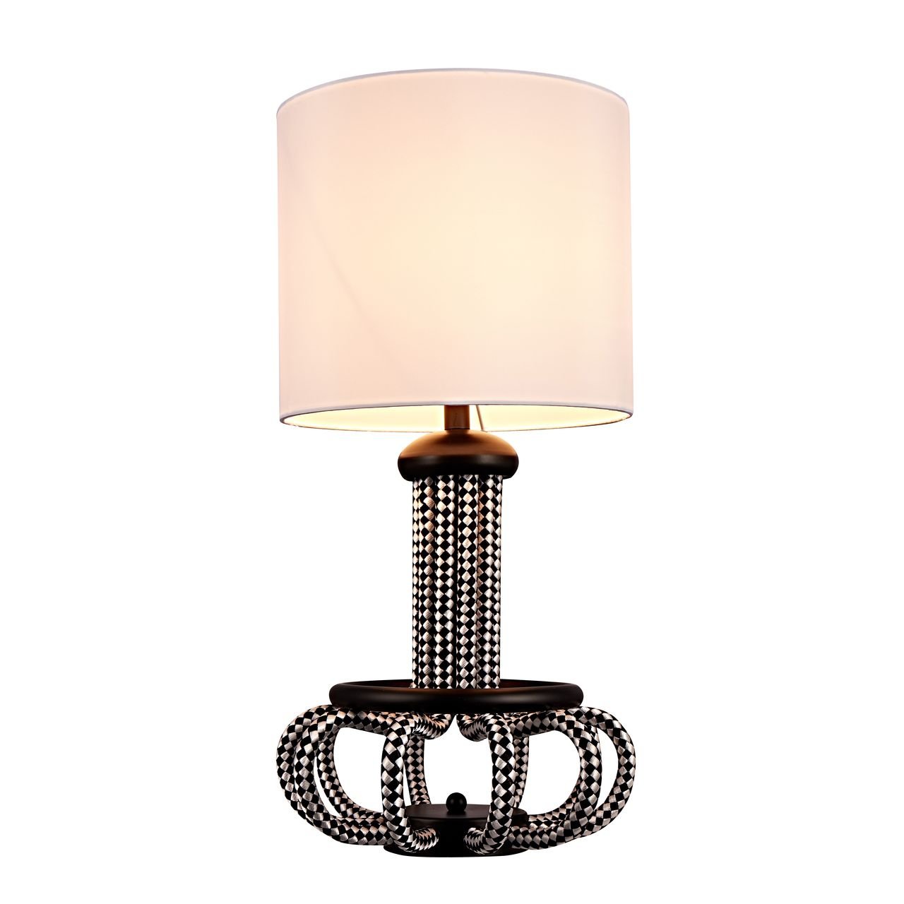 Настольная лампа Divinare 2718/04 TL-1 DIVINARE КЛАССИЧЕСКИЕ 110463 Белый;прозрачный;черный  - Вид №1