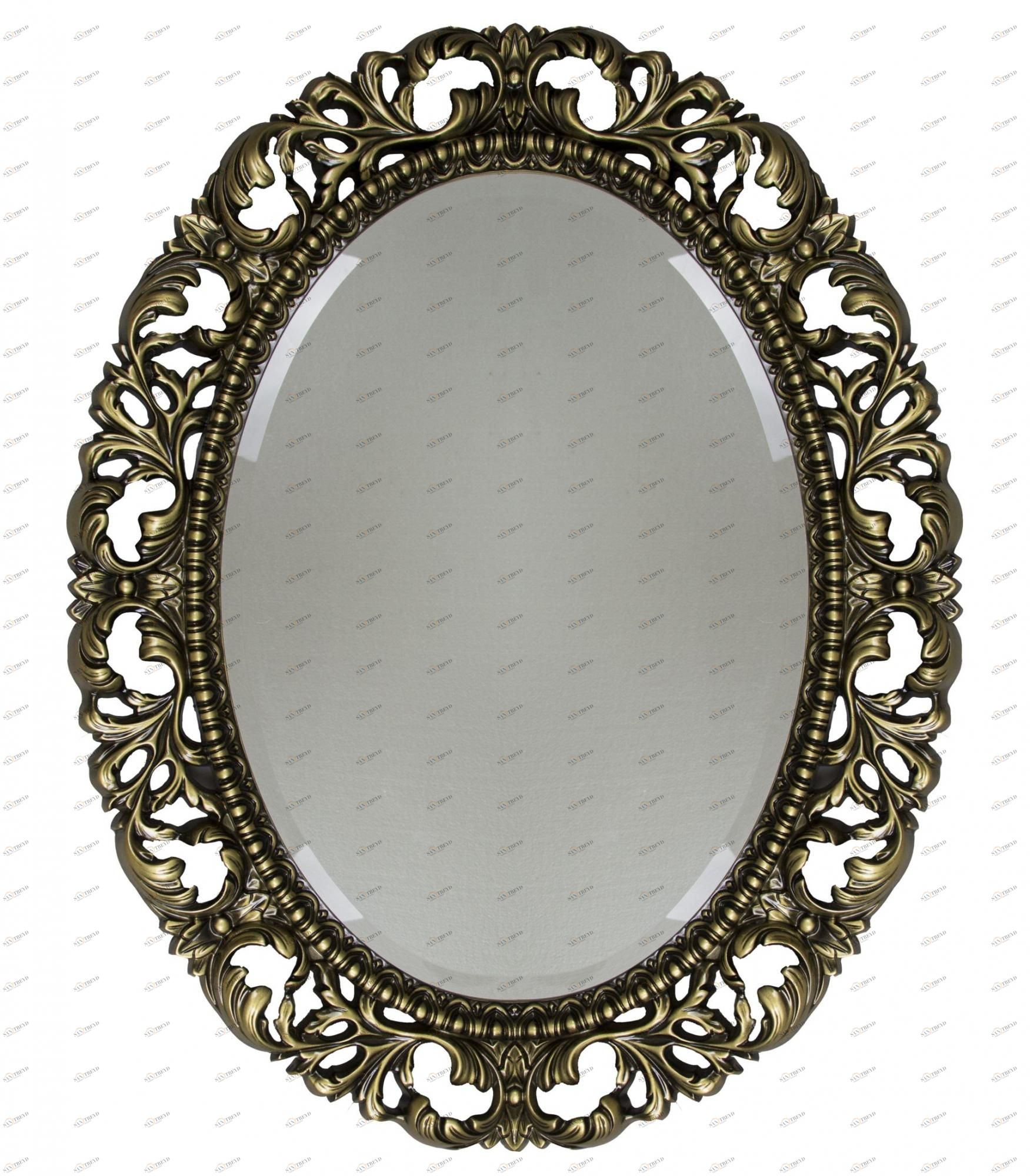 Зеркало ISABELLA овальное с фацетом арт. TS-10210-B бронза Tessoro TS10210B