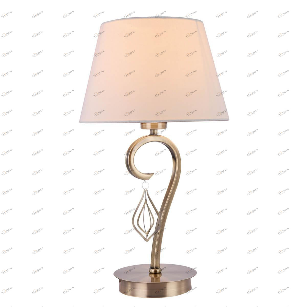 Настольная лампа Omnilux Barrabisa OML-62104-01 OMNILUX КЛАССИЧЕСКИЕ 195237 Белый;бронза 