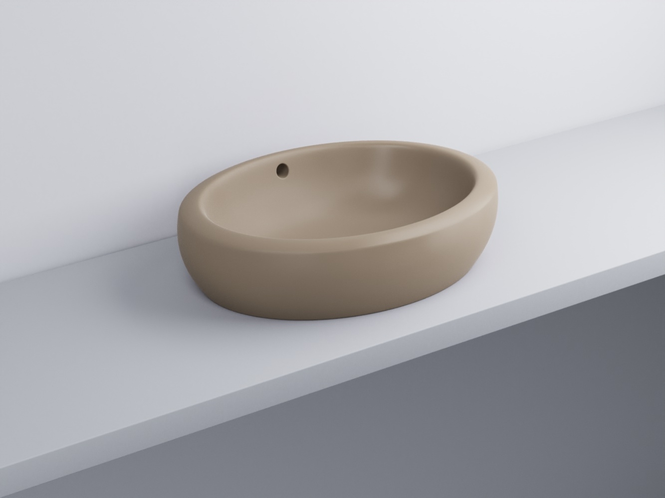 FLLA60-AN Раковина накладная прямоугольная 60 cielo Fluid Ceramica Cielo