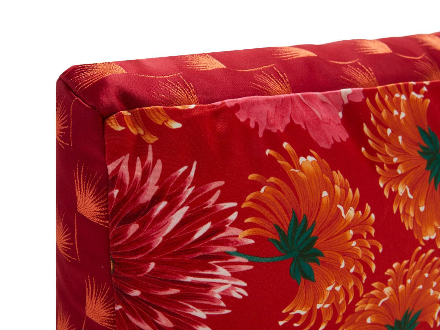 Квадратная подушка из ткани с цветочным рисунком K-3 Maiko ARCH-00037296 - Вид №2