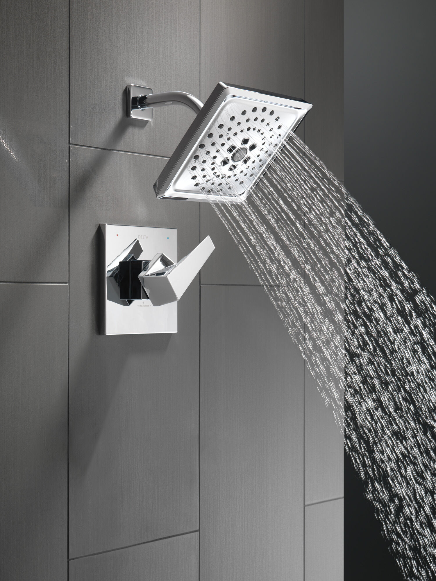 T14243 Отделка для душа Monitor 14 Series Delta Faucet Trillian Хром  - Вид №4