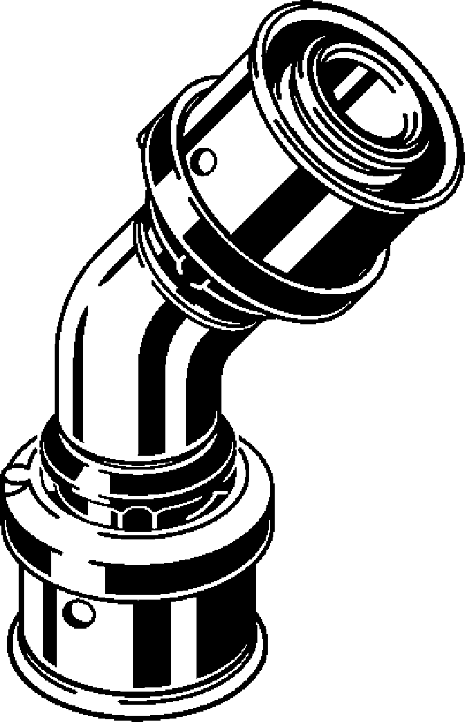 Viega Отвод 45° Viega Smartpress 6726 (730161) 730 161 - Вид №1