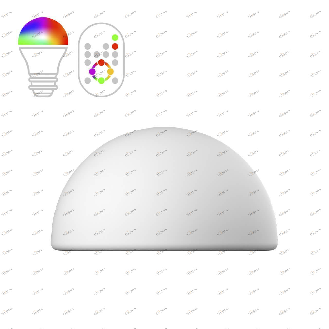 Напольно-настольный светильник m3light Semisphere 20362540 M3LIGHT  313691 Белый 