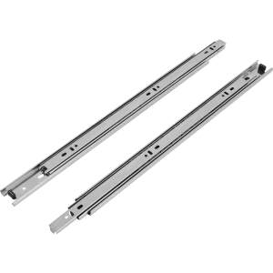 Комплект шариковых направляющих полного выдвижения EDS Chrome EDS-35 35/450 мм сталь, цвет серебро 85075492 STLM-2024199