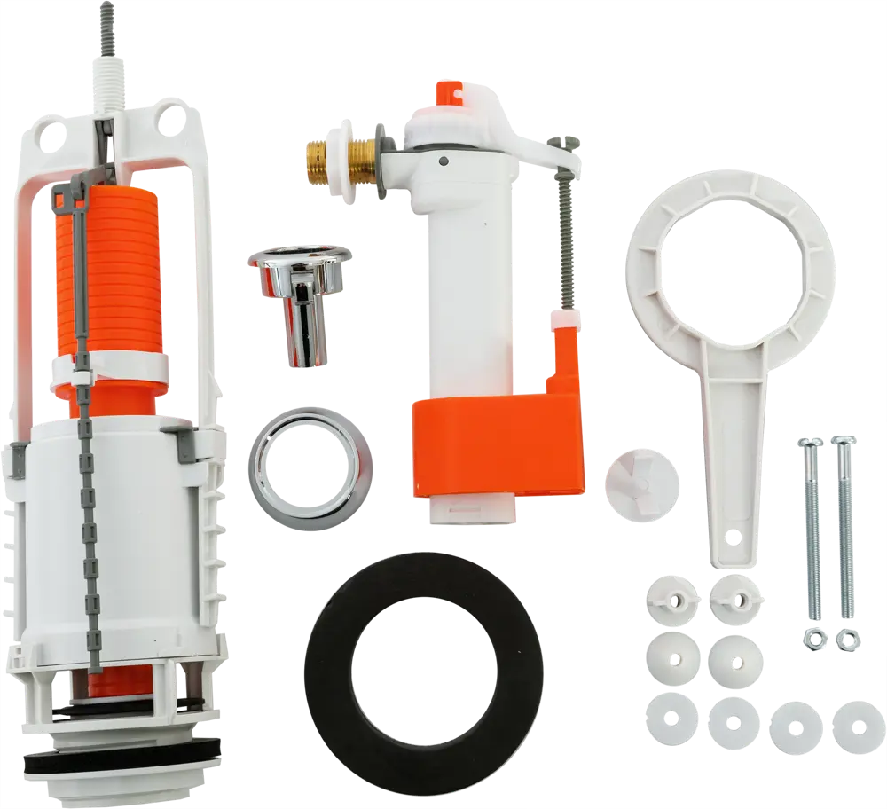 Арматура сливная EQUATION с боковой подводкой и кнопкой двойного слива 82266085
