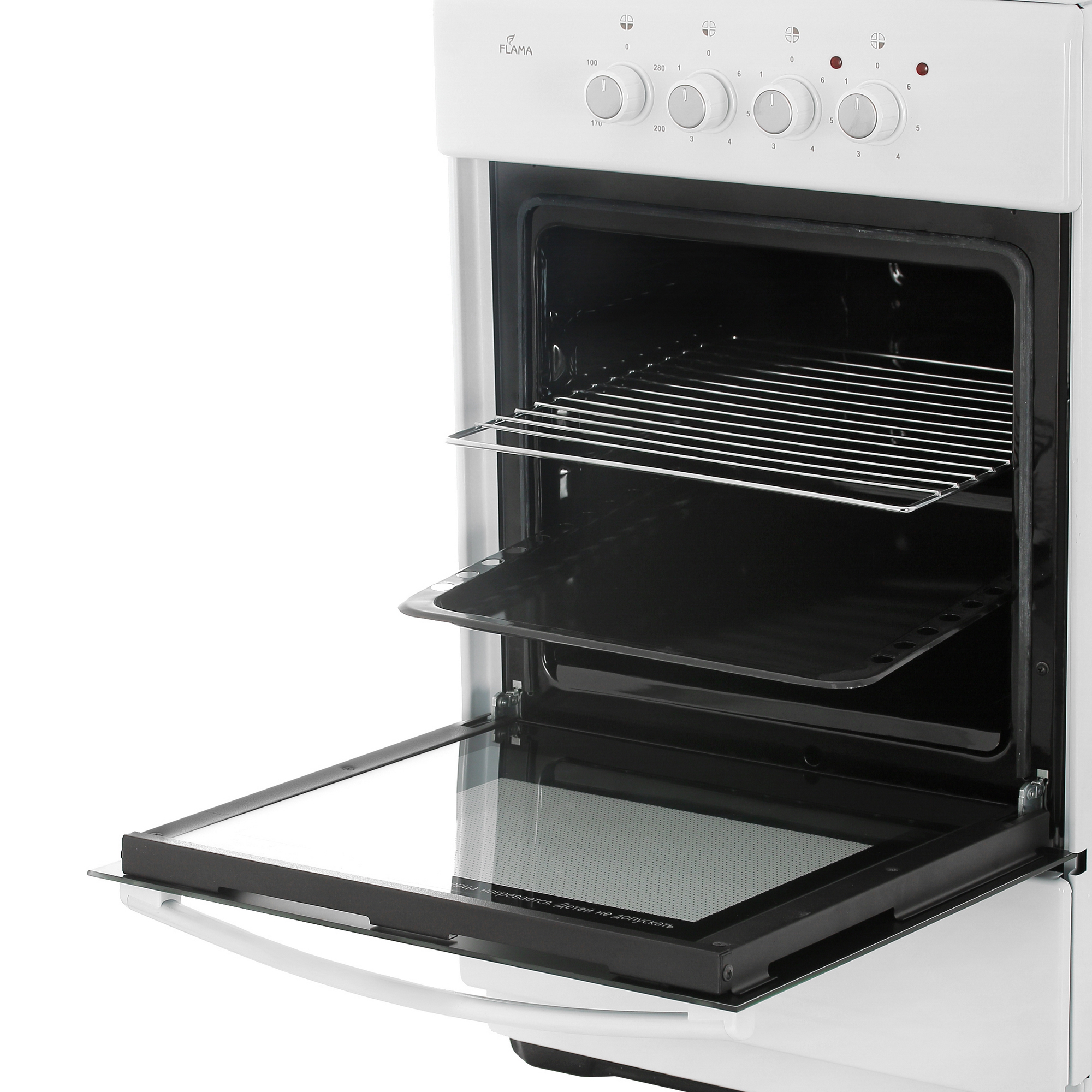 9973268 Электрическая плита FLAMA AE 1306 W белый Flama group STDN-0014430 - Вид №5