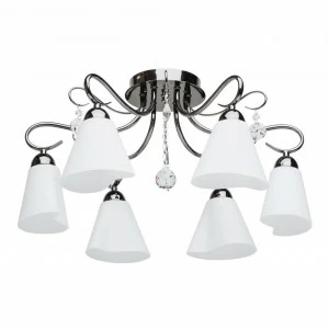 Потолочная люстра MW-Light Нежность 356017406 MW-LIGHT ДИЗАЙНЕРСКИЕ, НЕЖНОСТЬ 182801 Белый