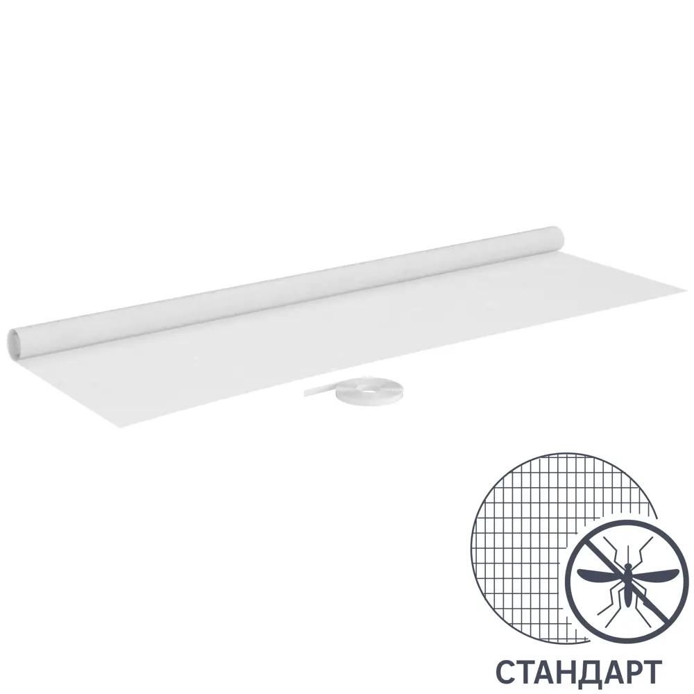 Москитная сетка на самоклеящейся ленте Artens 180x150 см белый 82709182 STLM-2018290 