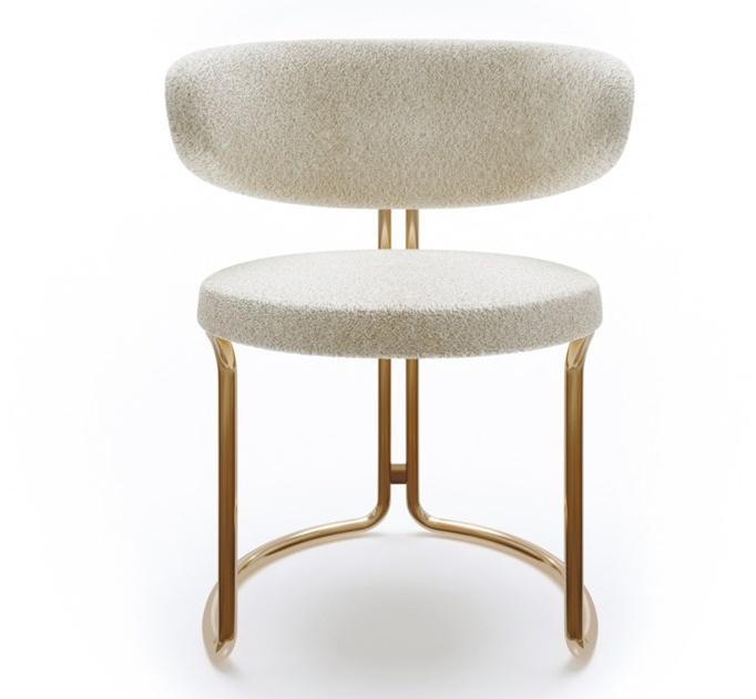 Mytto Стул с открытой спинкой, обитый тканью Iconic sun-id-1475297 - Вид №2