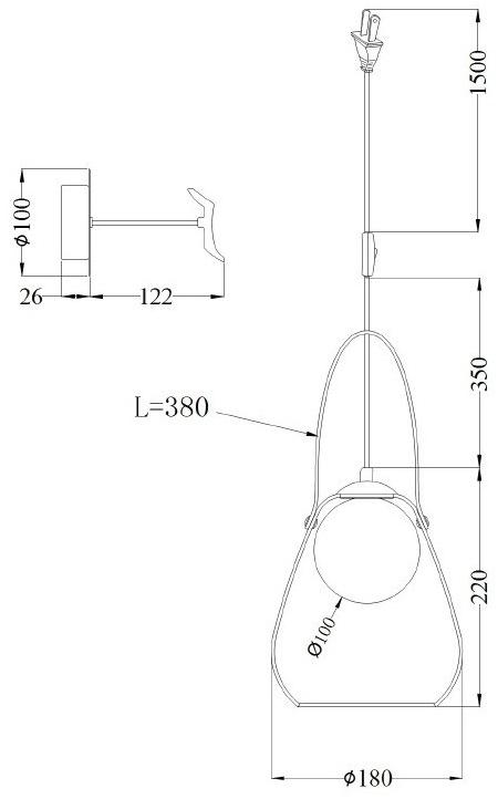 MAYTONI Настенный светильник из кожи Indiana Mod544wl - Вид №8