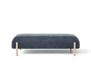 Мягкая скамейка из ткани