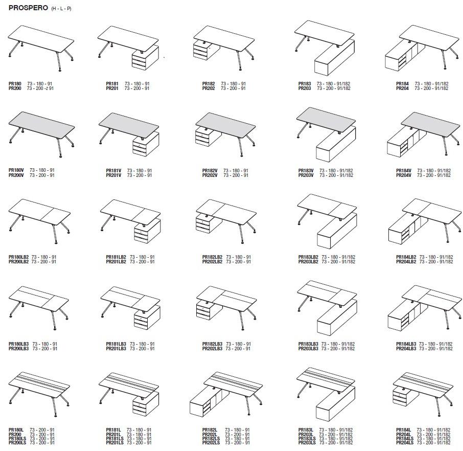 NEWTOM by Ultom Рабочий стол из стекла прямоугольный Prospero sun-id-1385183 - Вид №1