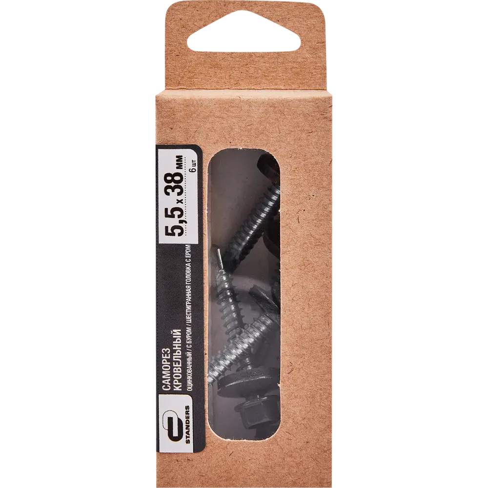 Кровельные саморезы Standers с буром для металлической обрешетки 89213044 STLM-1007262 - Вид №3