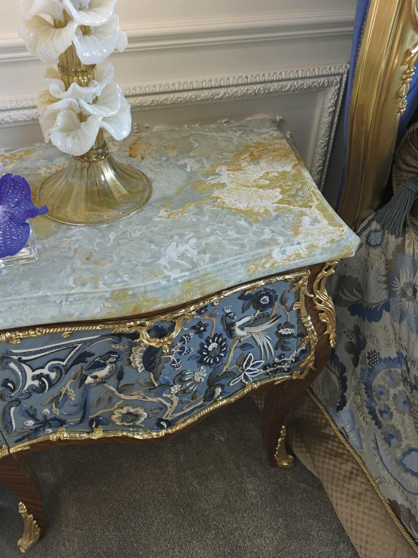 Bellotti Ezio Прикроватный столик из розового дерева со столешницей из оникса 3690 3691  - Вид №2