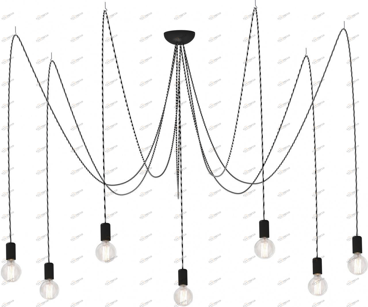 Подвесная люстра Nowodvorski Spider 6787 NOWODVORSKI MOCA 186523 Серый 