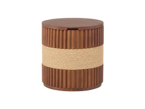 Журнальный столик из тикового дерева с отсеком для хранения