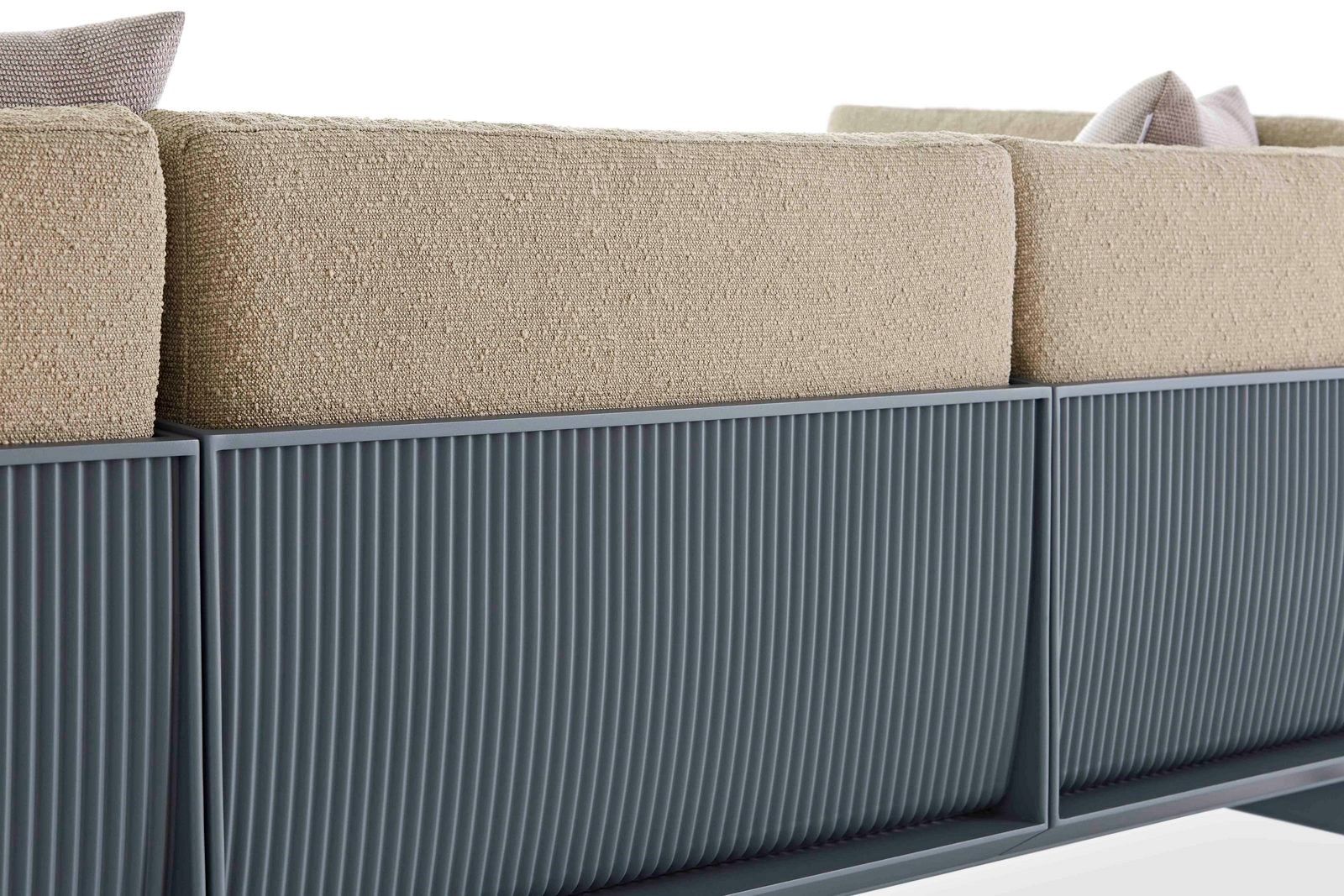 Термокрытая ткань и алюминиевый садовый диван GANDIABLASCO волны ARCH-00135796 - Вид №5