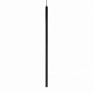 Подвесной светодиодный светильник Ideal Lux Ultrathin SP1 Big Round Nero IDEAL LUX ULTRATHIN NERO 275682 Черный