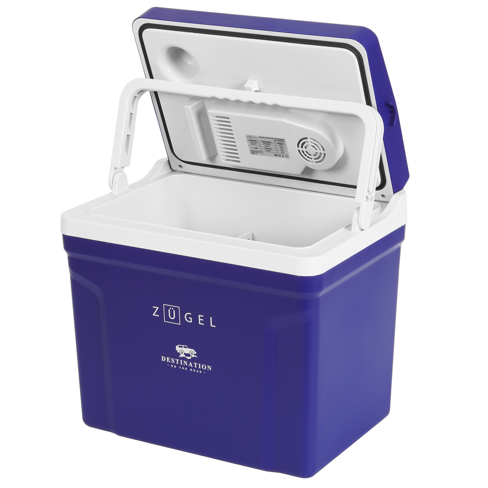 9235911 Холодильник автомобильный ZUGEL ZCR251D синий STDN-0097038 - Вид №2