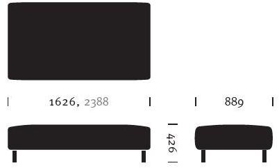 Herman Miller Мягкая скамья из ткани Colourform sun-id-1437549 - Вид №6