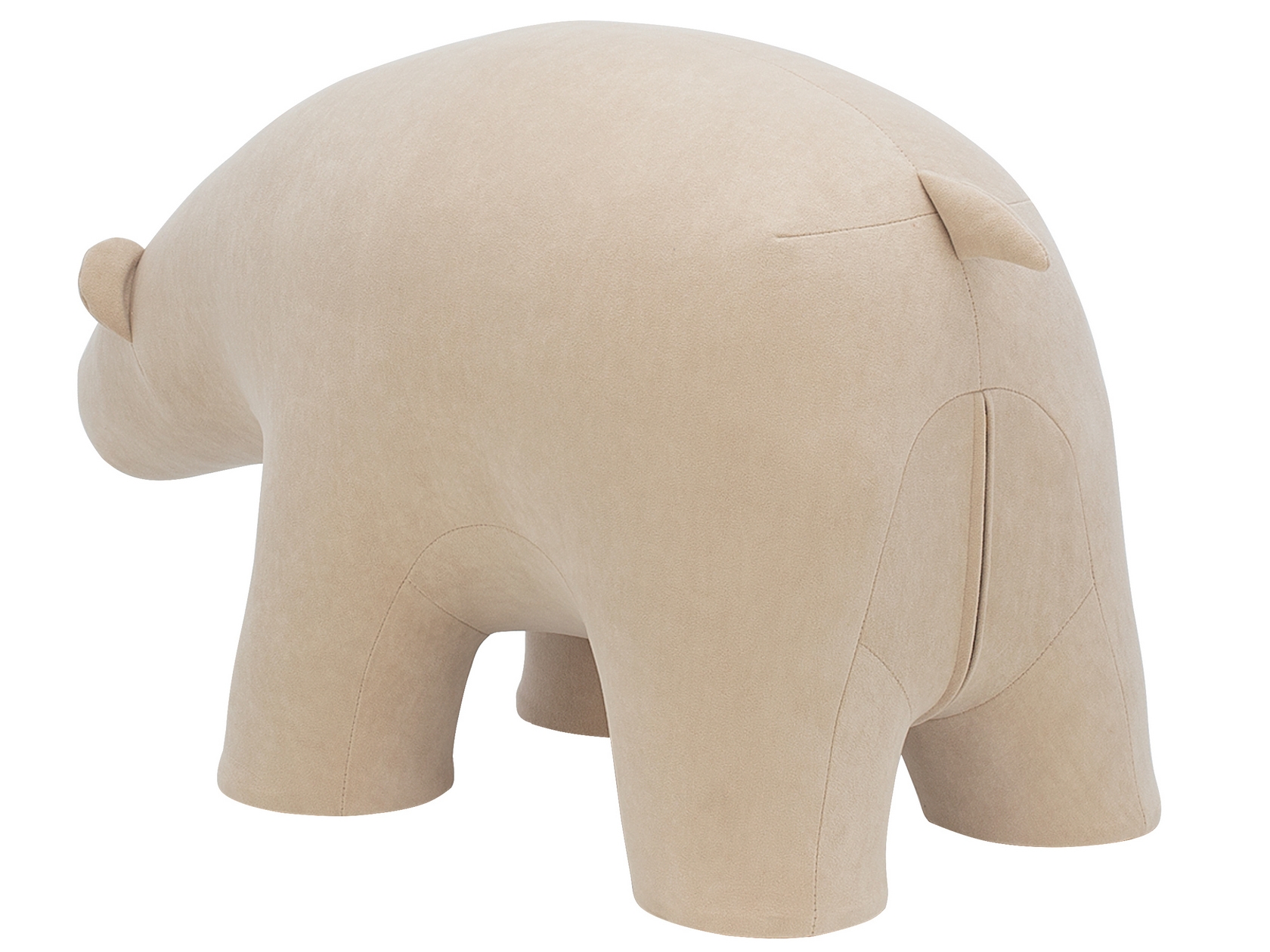 Пуфик детский бежевый "Медведь" Bear, 85 см, ткань Omega 02 LESET  00-3833164 Бежевый Santreyd  - Вид №1