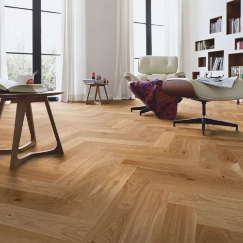 Паркет Ёлка Meister PS 400 Stab 8047 Лайвли Дуб Натур с брашью (Текстурированная) 500х100 мм 2300200052 - Вид №7