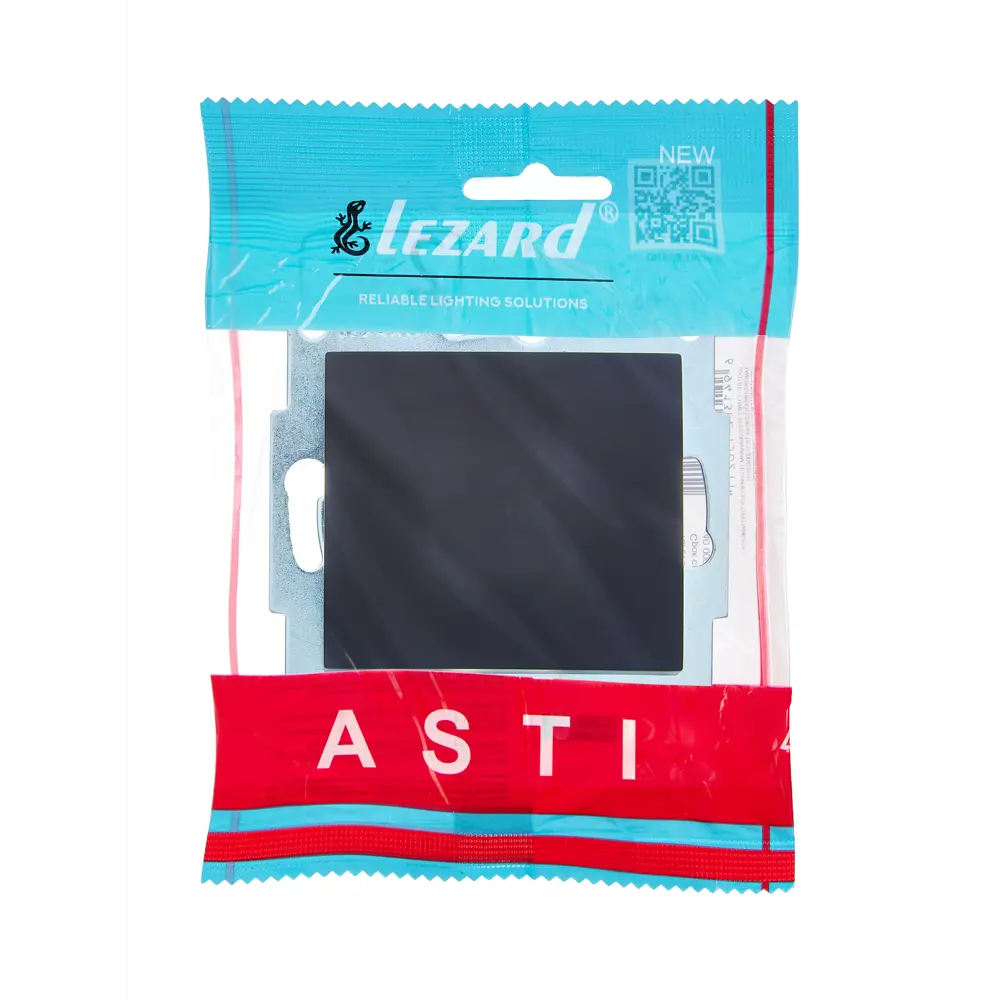 Выключатель встраиваемый Lezard Asti 1 клавиша цвет черный бархат STLM-2028963 - Вид №4