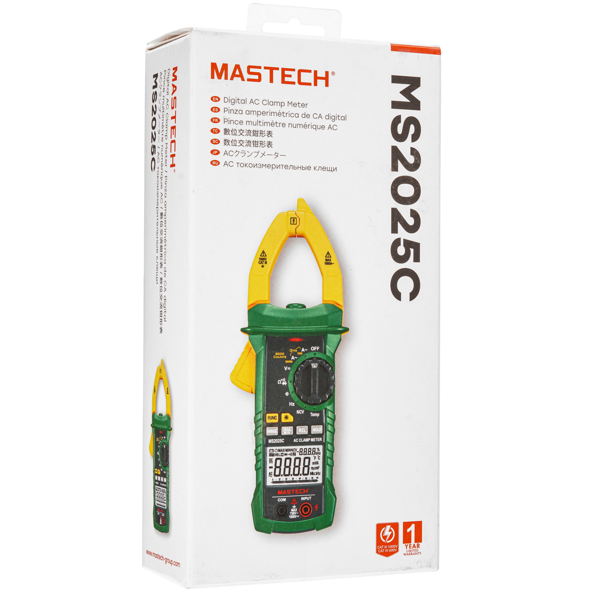 Клещи токоизмерительные MASTECH MS2025C 9110931 STDN-0002798 - Вид №7