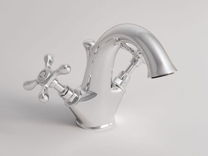 Смеситель для раковины с одним отверстием и автоматическим сливом