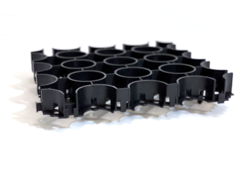 Газонная решетка ЭкоПарк черная 335*335*40мм ГеоПластБорд GPBST-102 - Вид №6