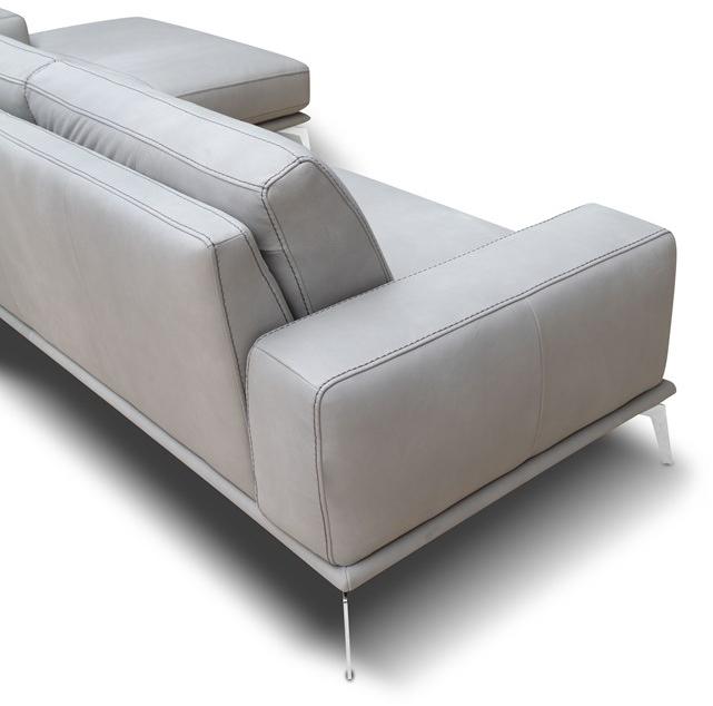Rossini Sofas Мягкий кожаный диван с шезлонгом Tivoli sun-id-1459809 - Вид №3