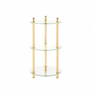 FS01-6121 FS01-6121 Геридон круглый, рифленый GUERIDONS Cristal & Bronze GUERIDONS