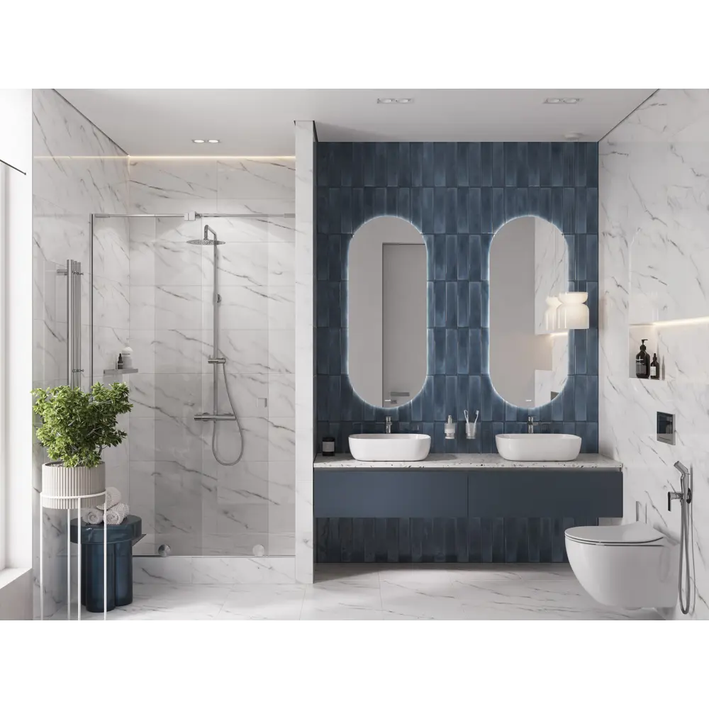 Плитка настенная KREAFORTA Cascada 29.8x59.8 см 1.425 м² глянцевая цвет белый 89440743 STLM-2209723 - Вид №5