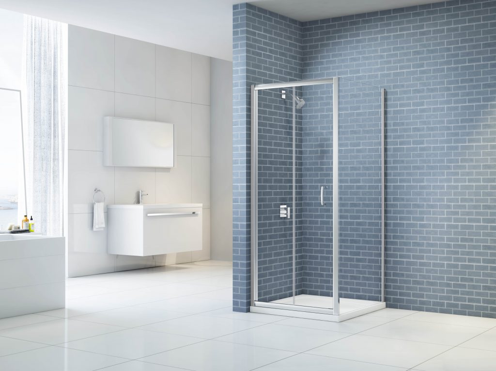 Торцевая панель для монтажа с дверью KASP70 Merlyn MERLYN IQ Хромированный 