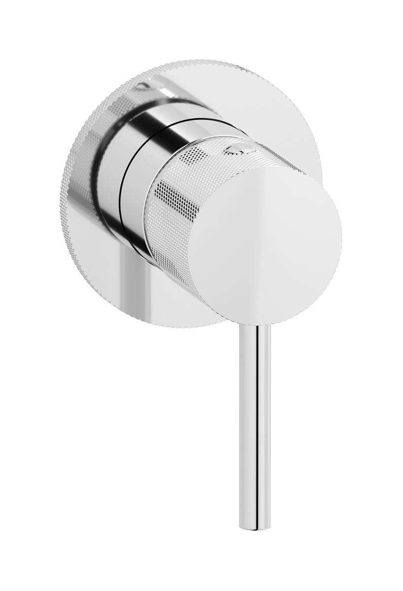 Внешние части встроенного смесителя на 1 потребителя. WE ARE IB id305cc Chrome Industria