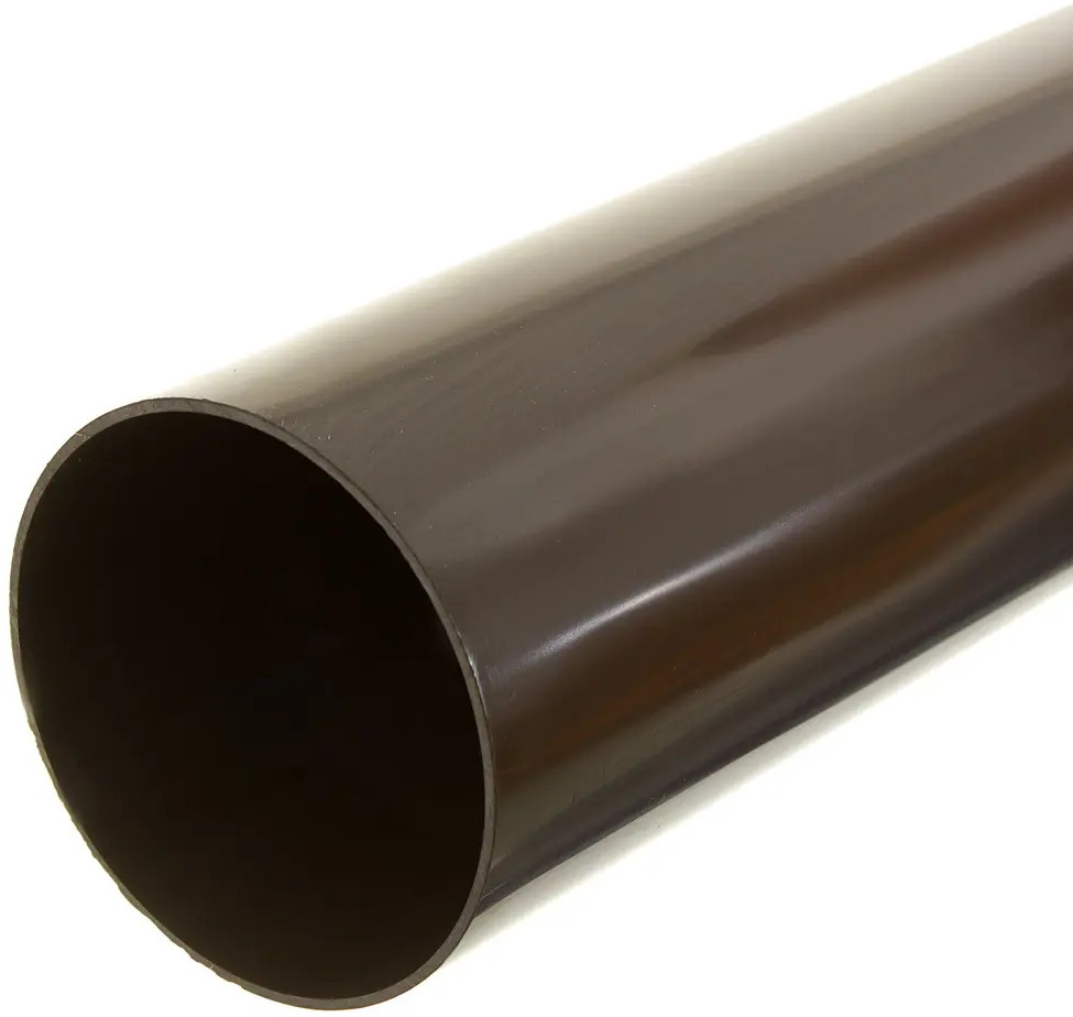 81930173 Труба водосточная Dacha 80 мм 3 м коричневый STLM-1016885