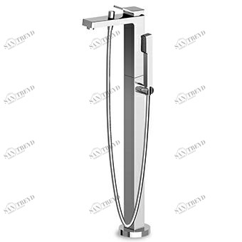 ZP7622 - R99676 Смеситель для ванны и душа, однорычажный, с переключателем и душевым комплектом. Zucchetti Soft 