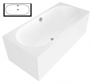 71968MD Polysan Прямоугольные ванны для двух человек