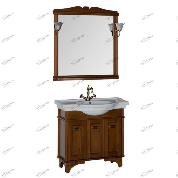 Комплект мебели Aquanet Николь 90 орех 00180677