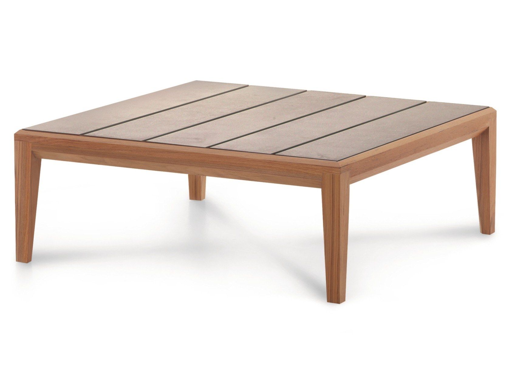 ТИК квадратный низкий садовый столик RODA Teka ARCH-00009853