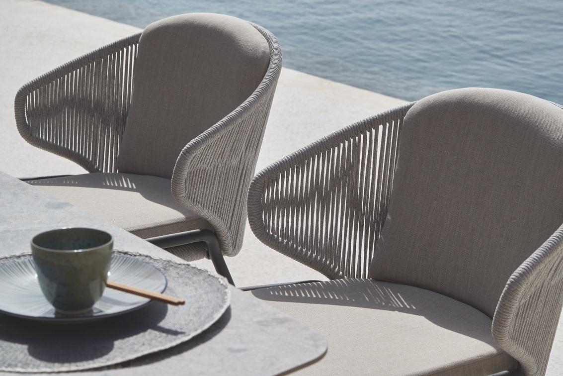 MNST558 Стул лава серебро Manutti Radius - Вид №4