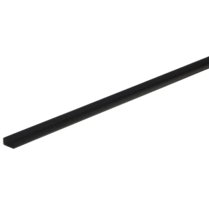 Уголок ПВХ 20x10x1.5x2000 мм цвет черный 10894001 STLM-2193028