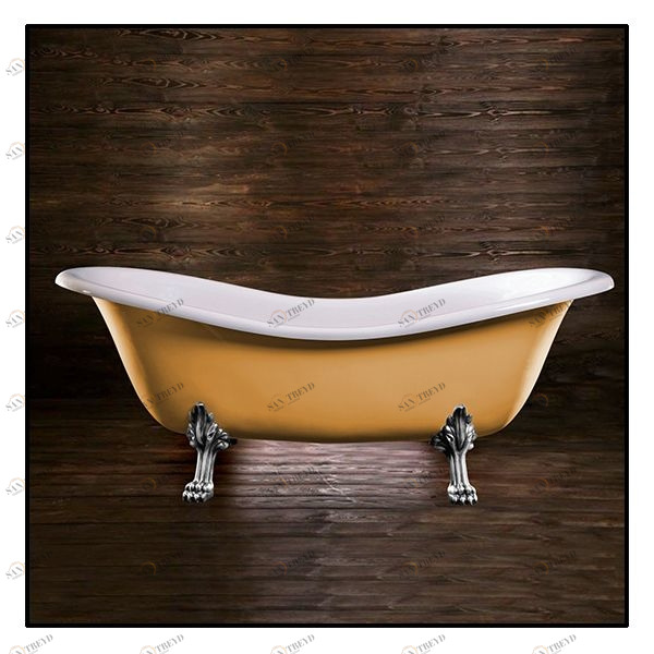 Ванна Akcjum Cleopatra WR-05-01-Ch-B овальная бежевая с хромированными ножками WR0501CHB