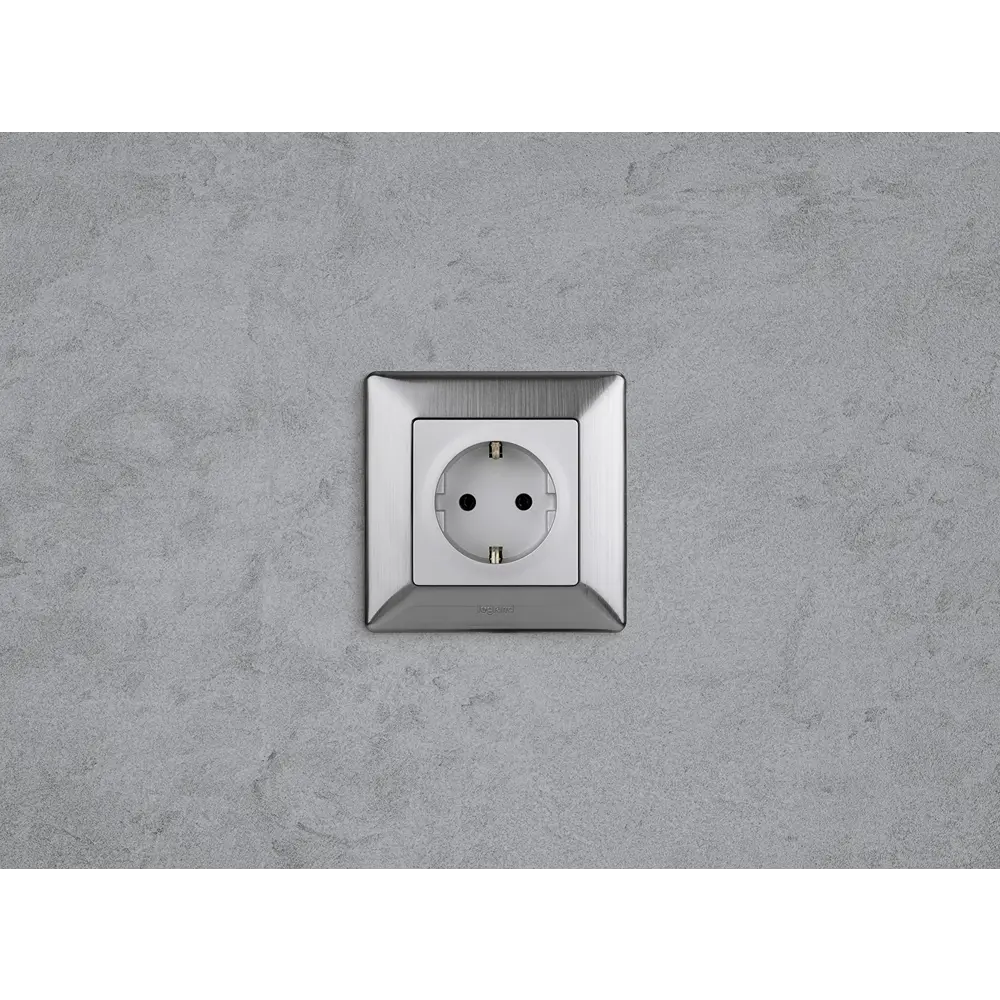Розетка Legrand VLN-L 2 контакта с заземлением цвет алюминий 82169350 STLM-2183199 Valena Life - Вид №12